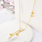 Butterfly Pearl Pendant